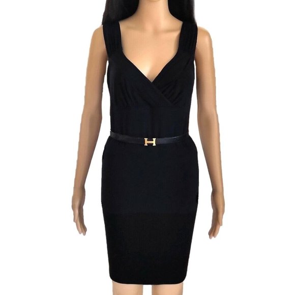 Hermès Crocodile 18K Gold H Logo Black & Red Belt - Picture 2 of 12